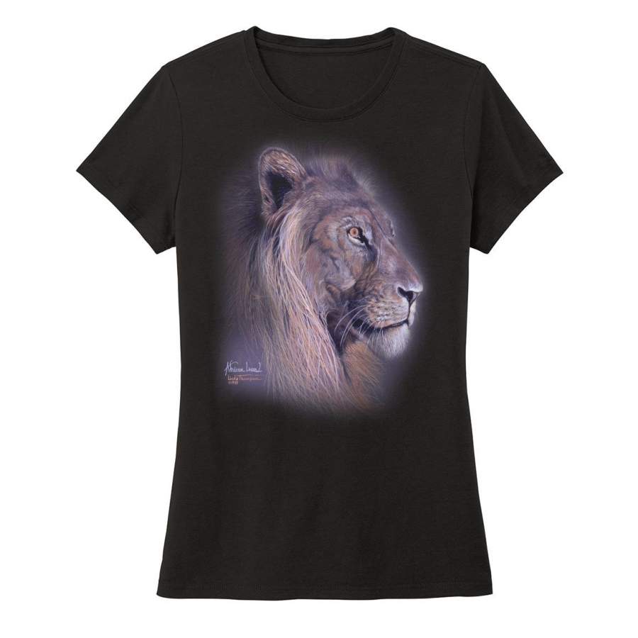 African Lion – Women’s Tri-Blend T-Shirt