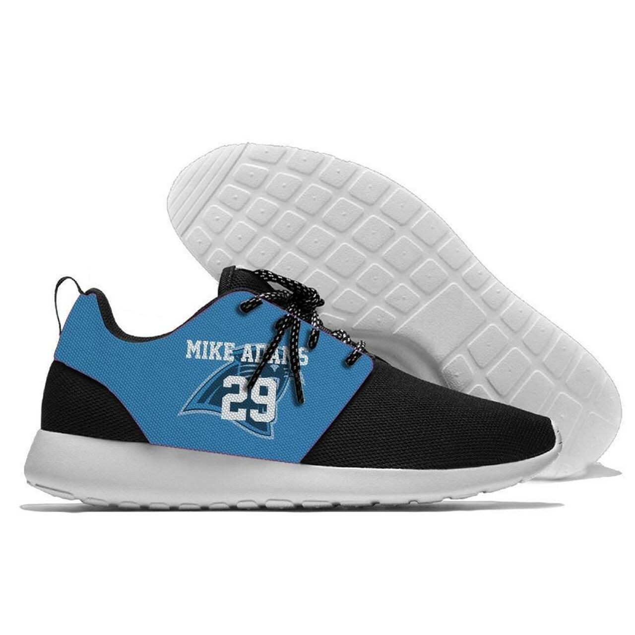 Mens And Womens Carolina Panthers Lightweight Sneakers, Panthers Running Shoes Shoes16753