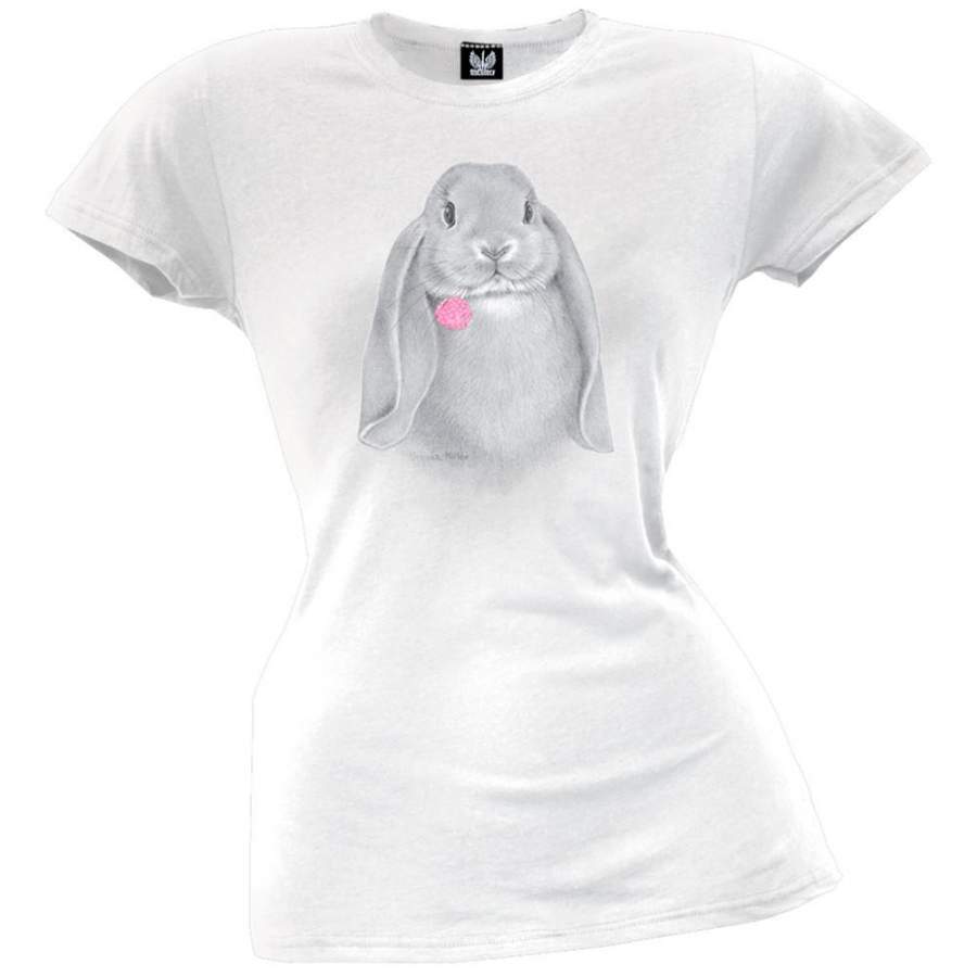 Lop Ear Bunny Juniors T-Shirt