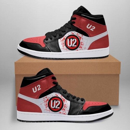 U2 Rock Band Air Jordan Sneakers Team Shoes