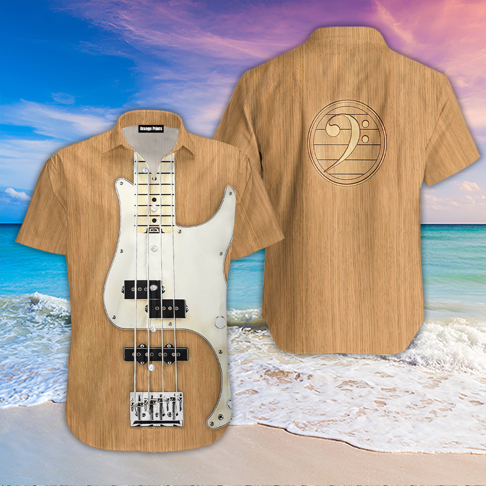 Bass Guitar Hawaii Shirt For Men Women Ha95397