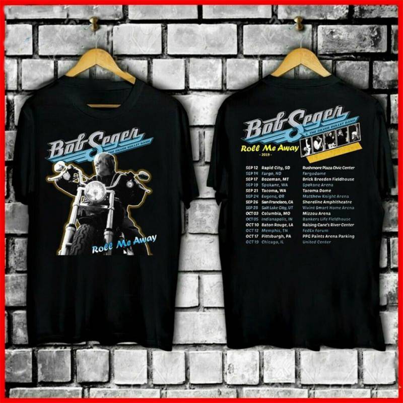 Bob Seger Roll Me Away Tour Dates T-Shirt