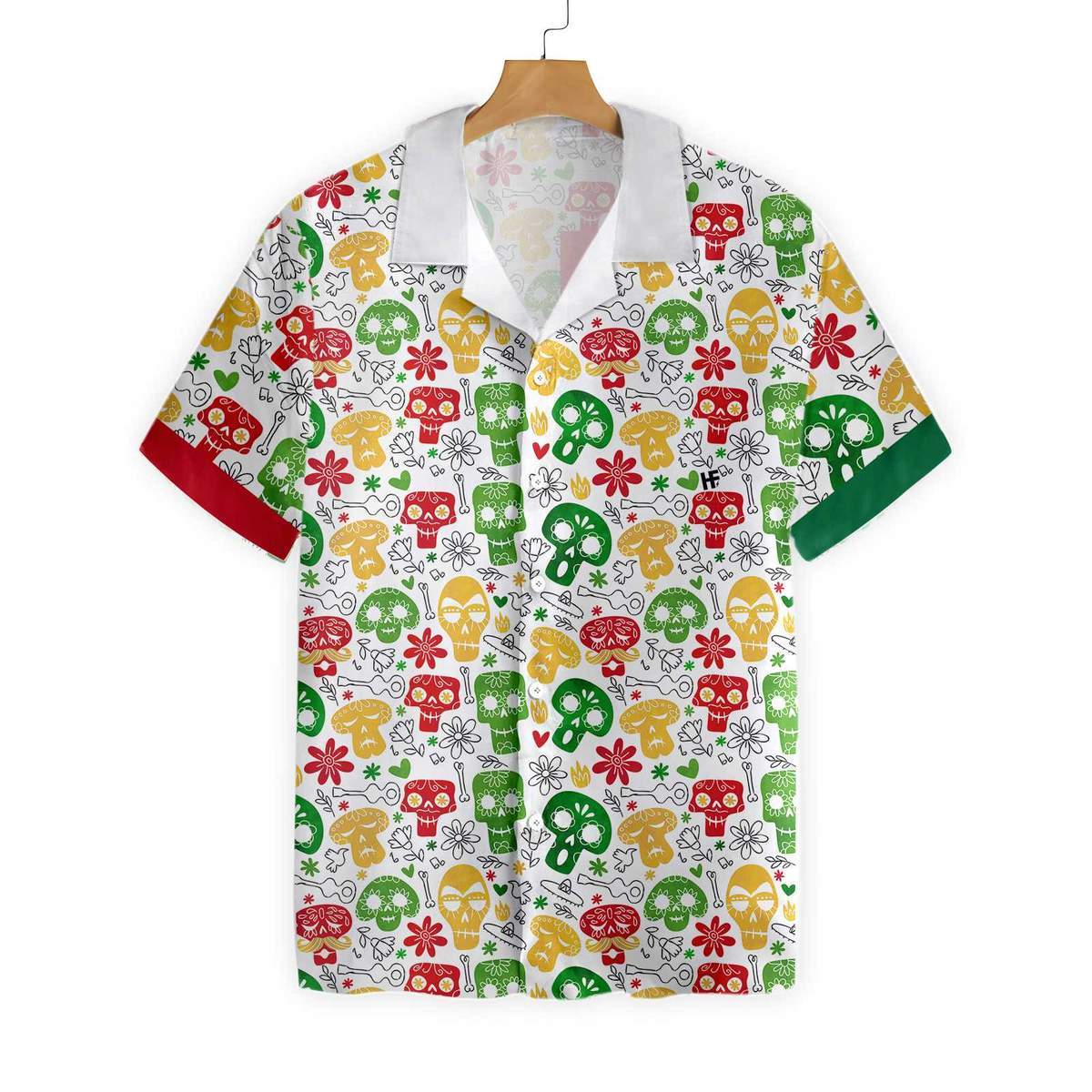 Apayprint Funny Mexican Skull Hawaii Shirt Ha65690