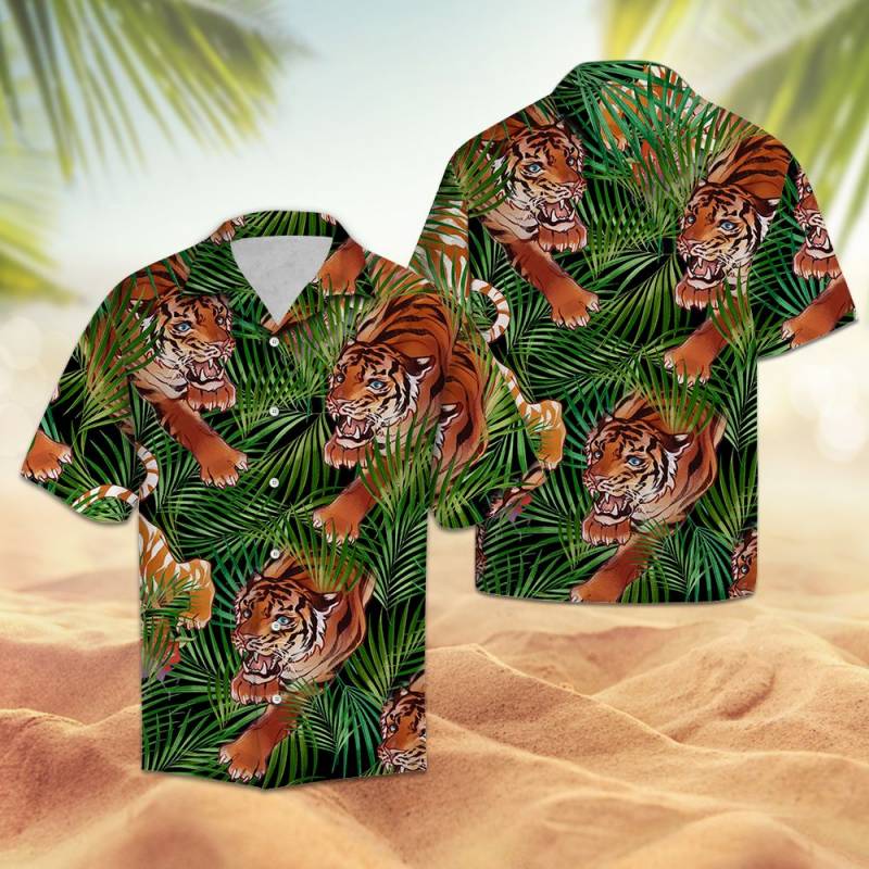 Tiger Summer Hawaiian Shirt Ha100250