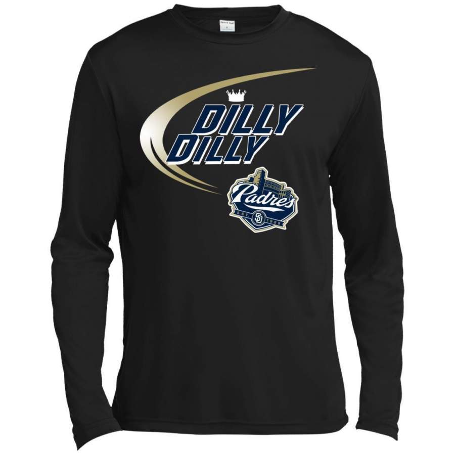 AGR Dilly Dilly San Diego Padres Sport Premium Long Sleeve T-shirt