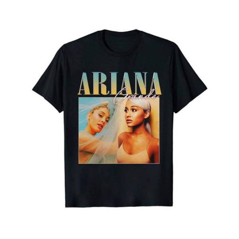 Ariana Grande 90s Vintage Black T-Shirt (BSM)