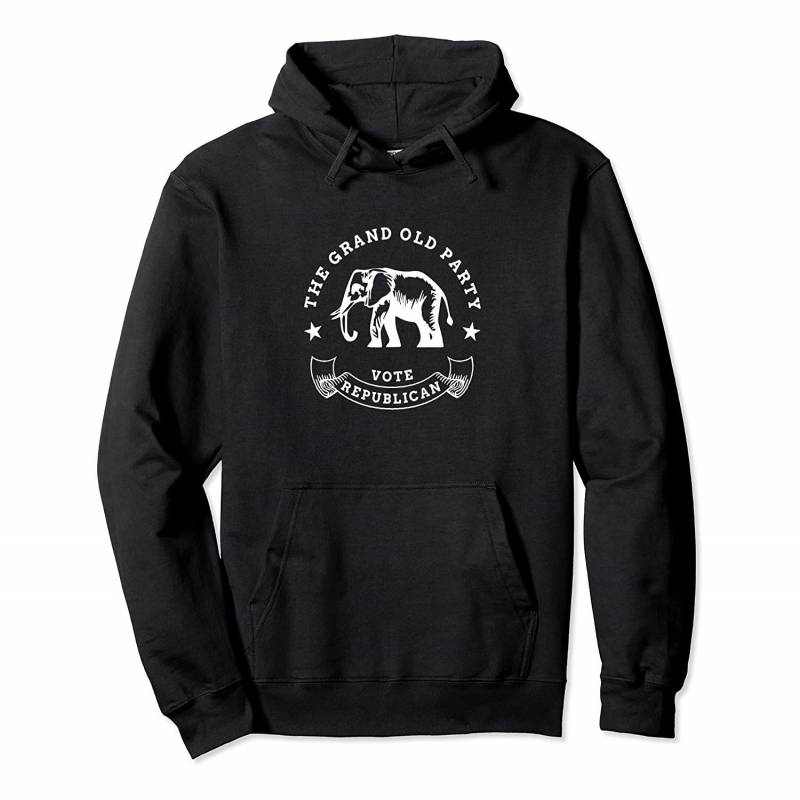 GOP Vote Republican Party Elephant Vintage Political Pullover Hoodie, T-Shirt, Sweatshirt