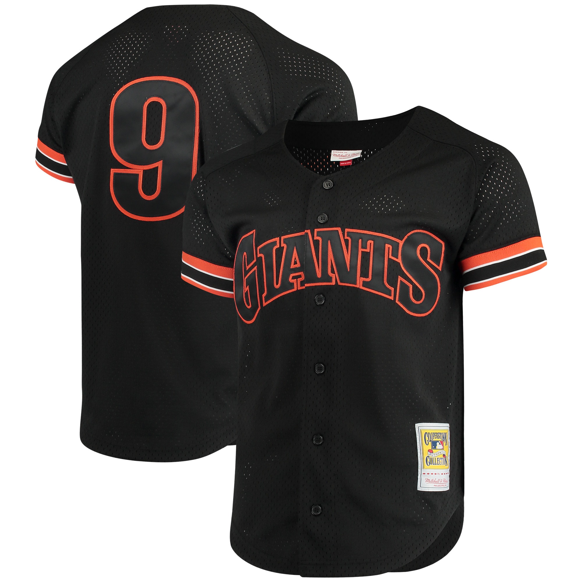 Matt Williams San Francisco Giants Mitchell & Ness Cooperstown Collection Mesh Batting Practice Button-Up Jersey – Black