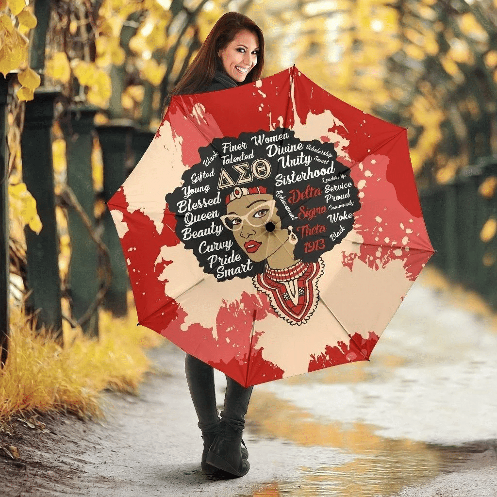 Getteestore Umbrellas – Delta Sigma Theta Woman Dashiki Umbrella