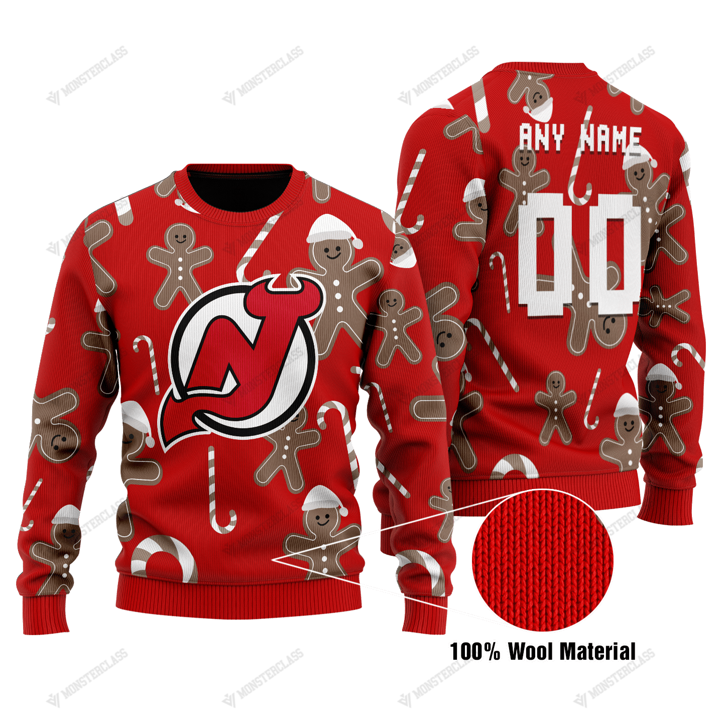 New Jersey Devils – CUSTOMIZE YOUR NAME & NUMBER – HOT SALE 3D PRINTED