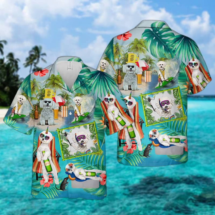 Bichon Frise Surfing Aloha Hawaii Shirts For Men And Women Ha40060