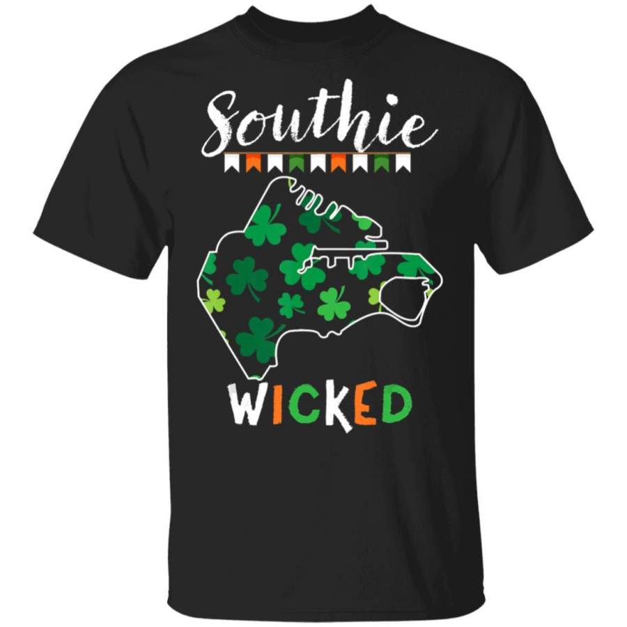 Vintage Southie South Boston St Patricks day gift T Shirt Saint Paddys Patricks Tshirt Lucky Shirts Drink Green Beer Irish Gifts Funny Tee