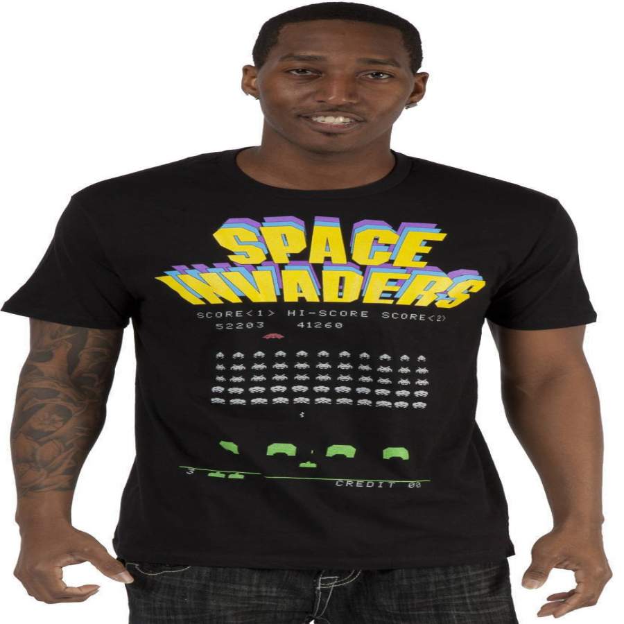 Space Invaders Shirt - Love Art USA