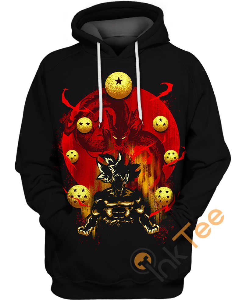 Goku With Shenron Hoodie 3D