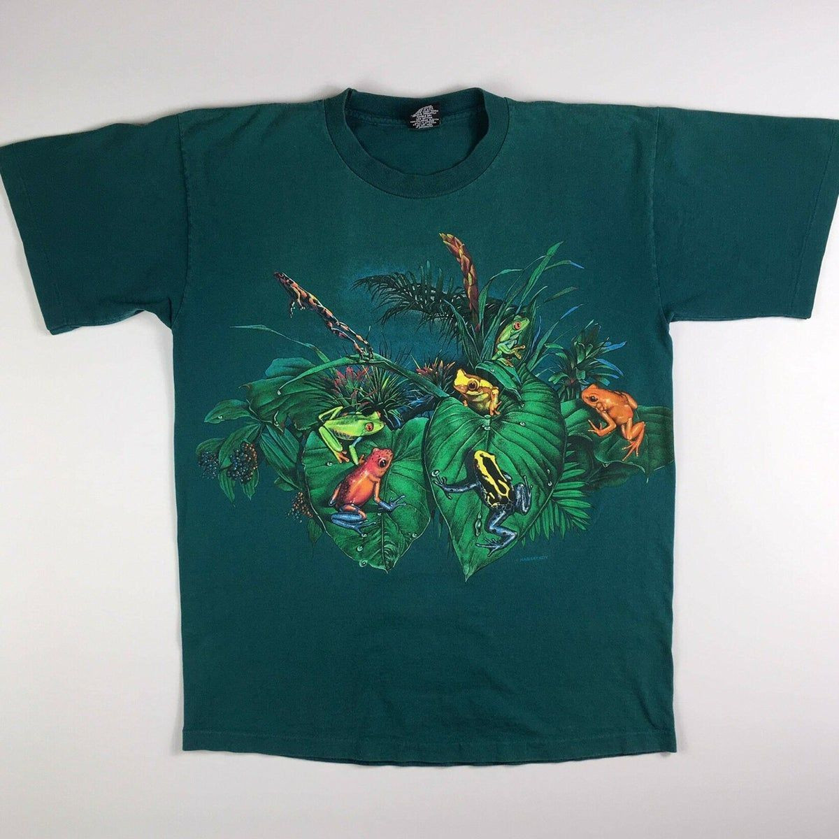 Super Cool Vintage Teal Green Forest Fro Shirt