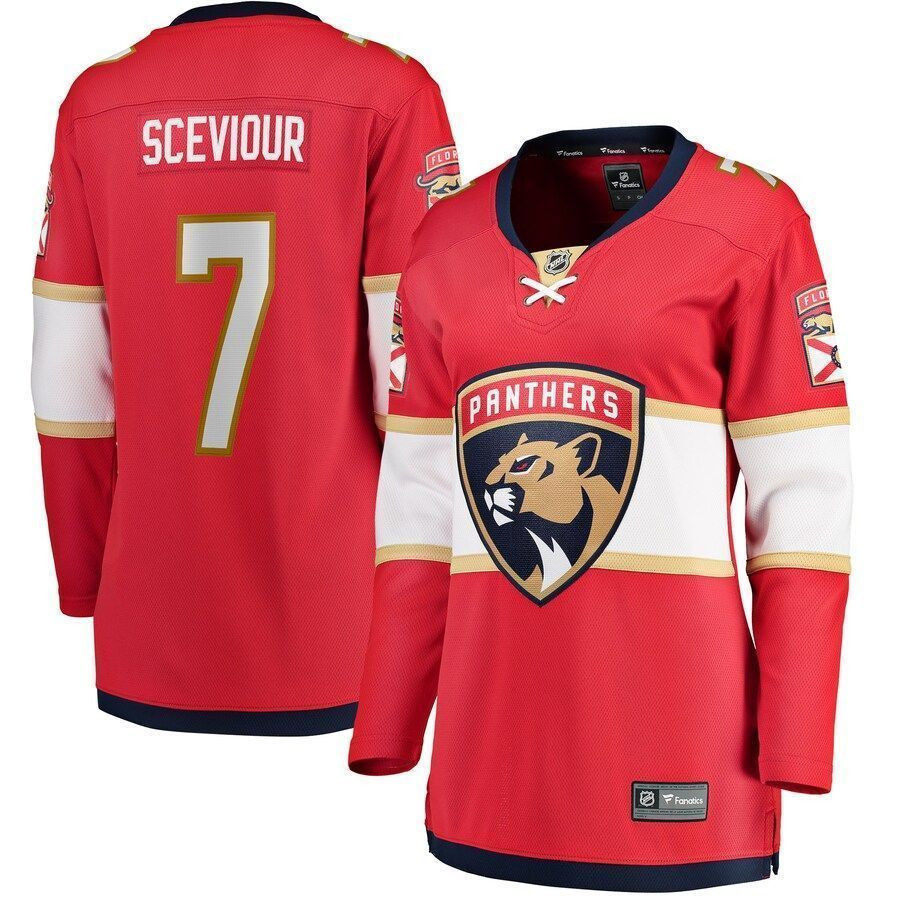 Colton Sceviour Florida Panthers Women’s Home Breakaway Player Jersey – Red