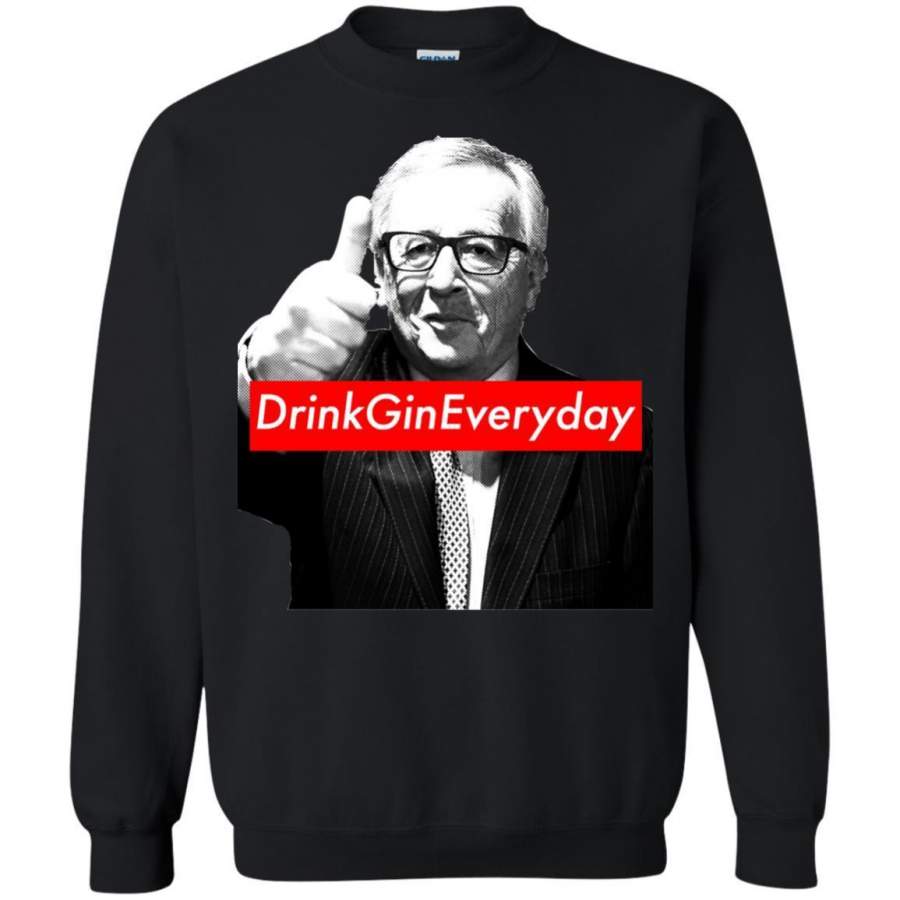 AGR Jean Claude Juncker Drink Gin Everyday Shirt Sweatshirt