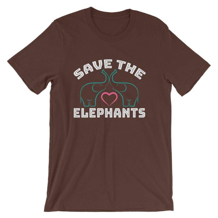 Save the Elephants, #BeKindToElephants Short-Sleeve Unisex T-Shirt