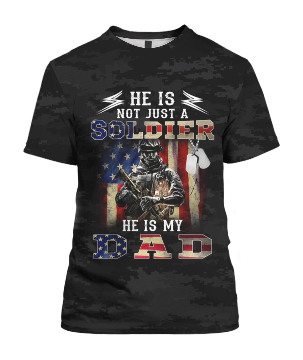 He Is Not Just A Soldier He Is My Custom Name 3D