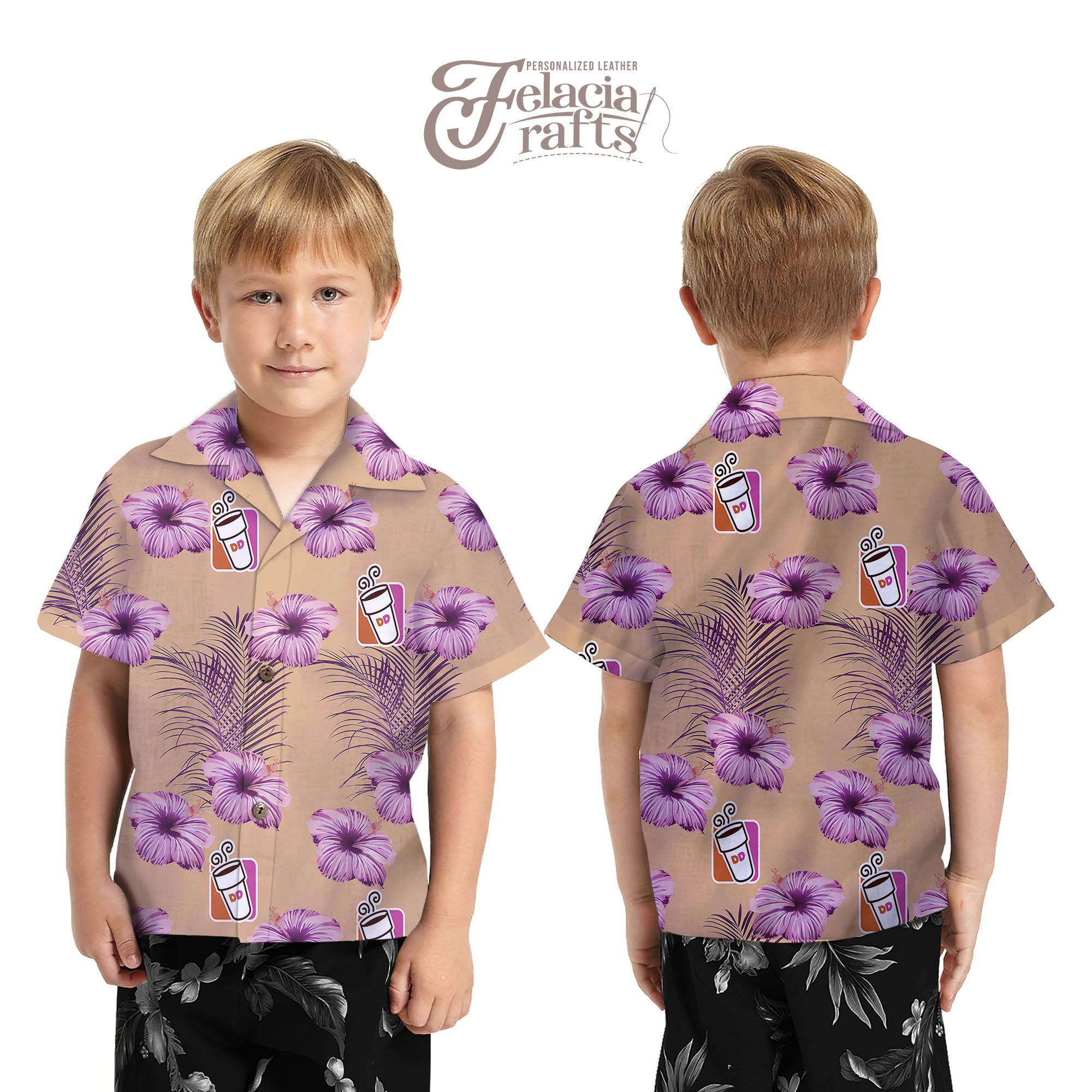 Felacia Shirt Dunkin Donuts Hawaiian Ha93498