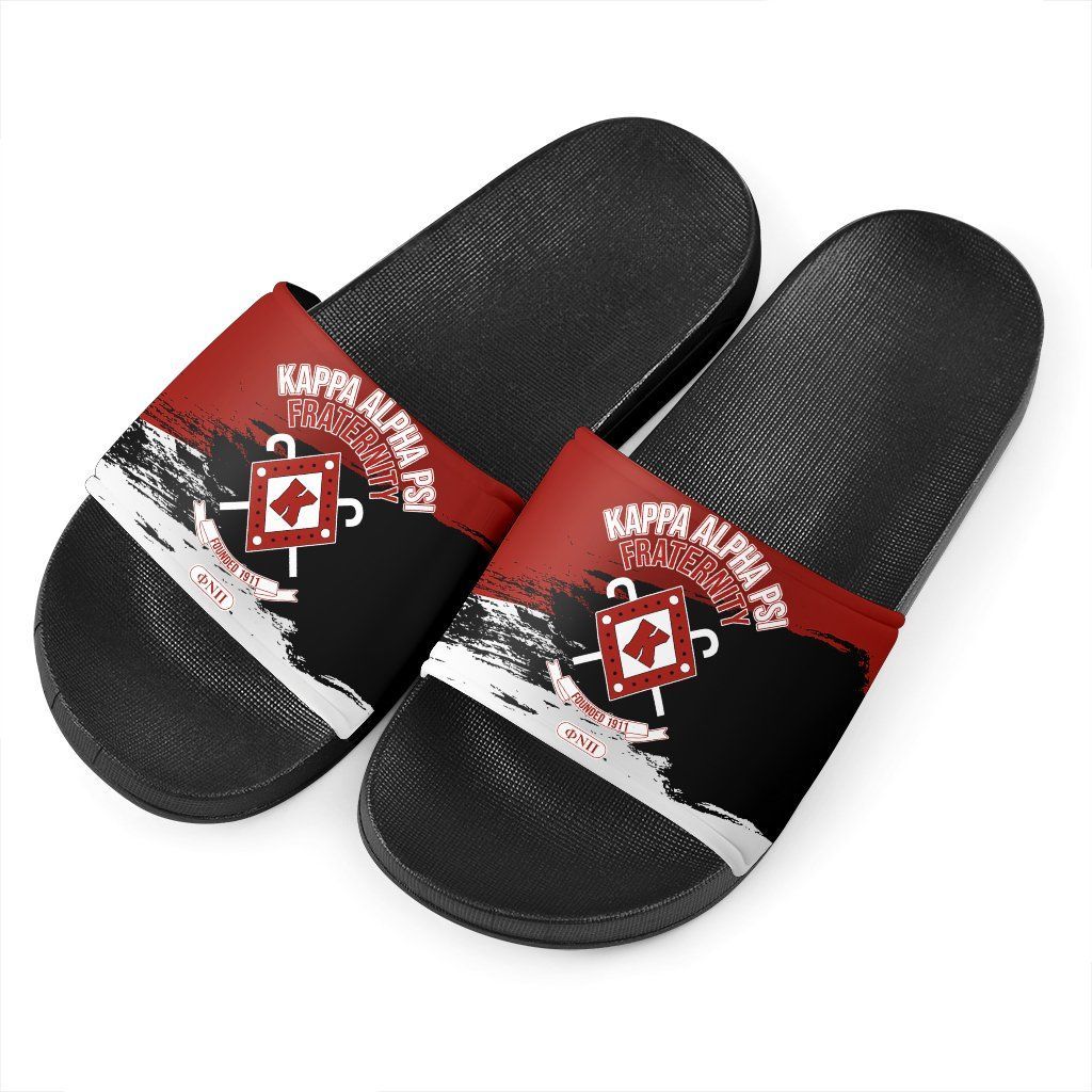 Gettee Sandal – Kappa Alpha Psi Slide Sandals Paint Style A31