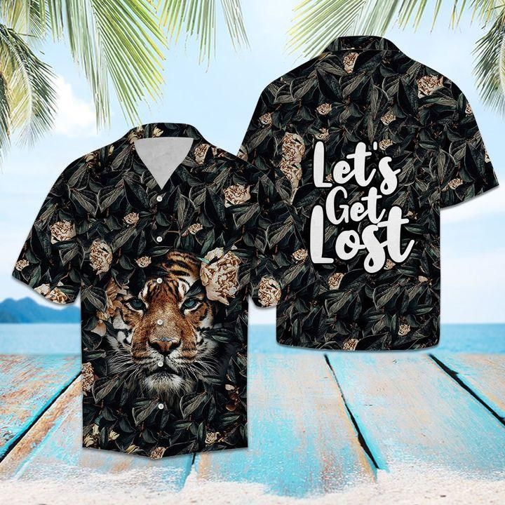 Tiger Let’S Get Lost Hawaiian Shirt | Unisex | Adult | Hw1536