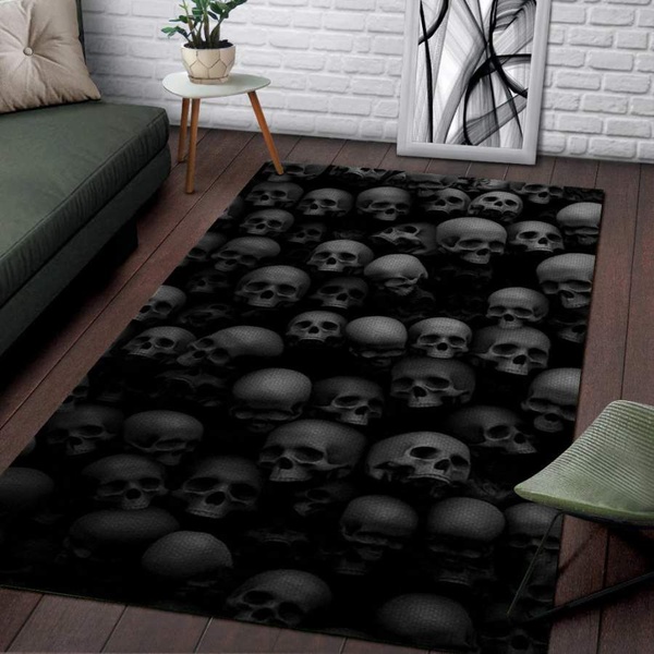 HALLOWEEN SKULL Area Rug 3D Printing