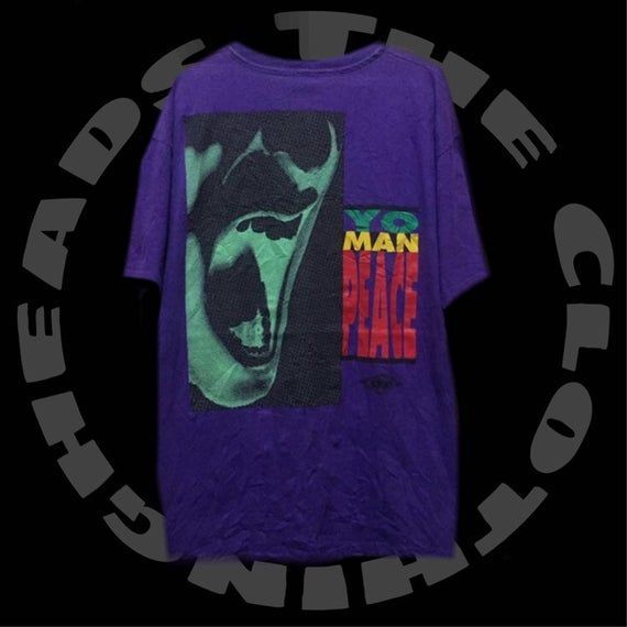 Vintage 90 S Yo Man Peace Raptees Style Hip Hop Style Icon Streetwear Tupac Snoopdog Eminem Beastie Boy Limb Bizkit Shirt