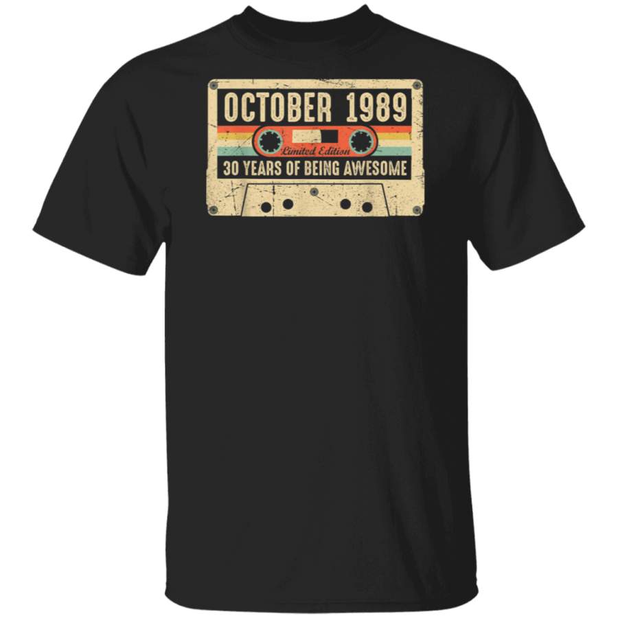 Vintage 1989 Made in 1989 30th birthday 30 years old Gift T-Shirt