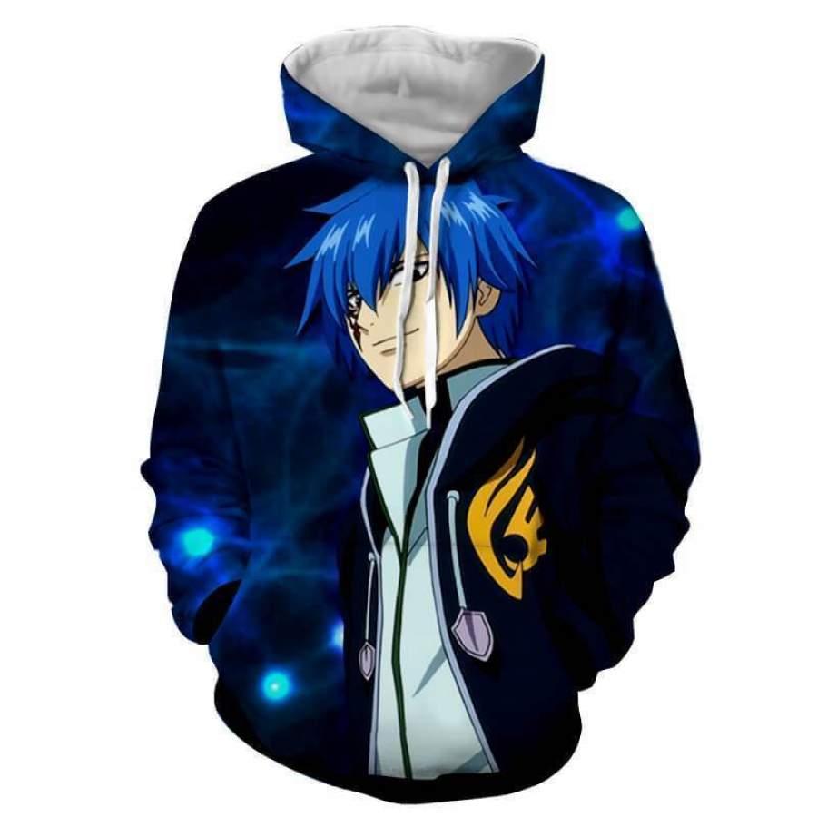 Fairy Tail Hoodie - 3D Mystogan Jellal Fernandes Hoodie