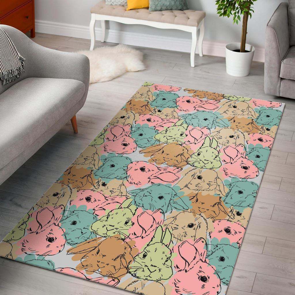 Rabbit Bunny CLMDR Rug BEVRGF