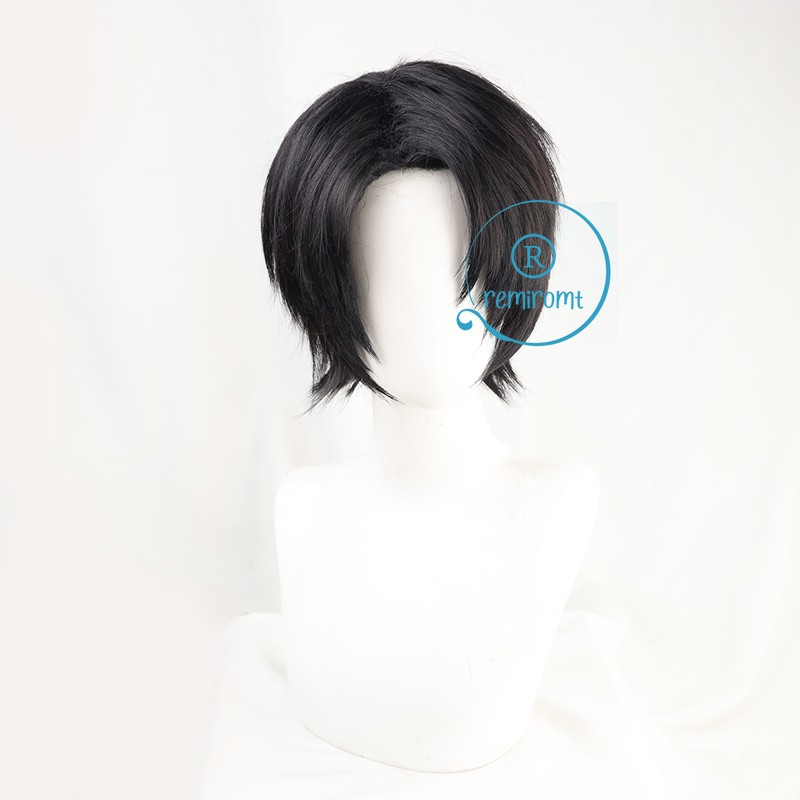 Yuta Okkotsu Short Wig Jujutsu Kaisen Anime Cosplay Costume Black Hair Heat Resistant Fiber Hair Party Halloween Cos + Wig Cap alx