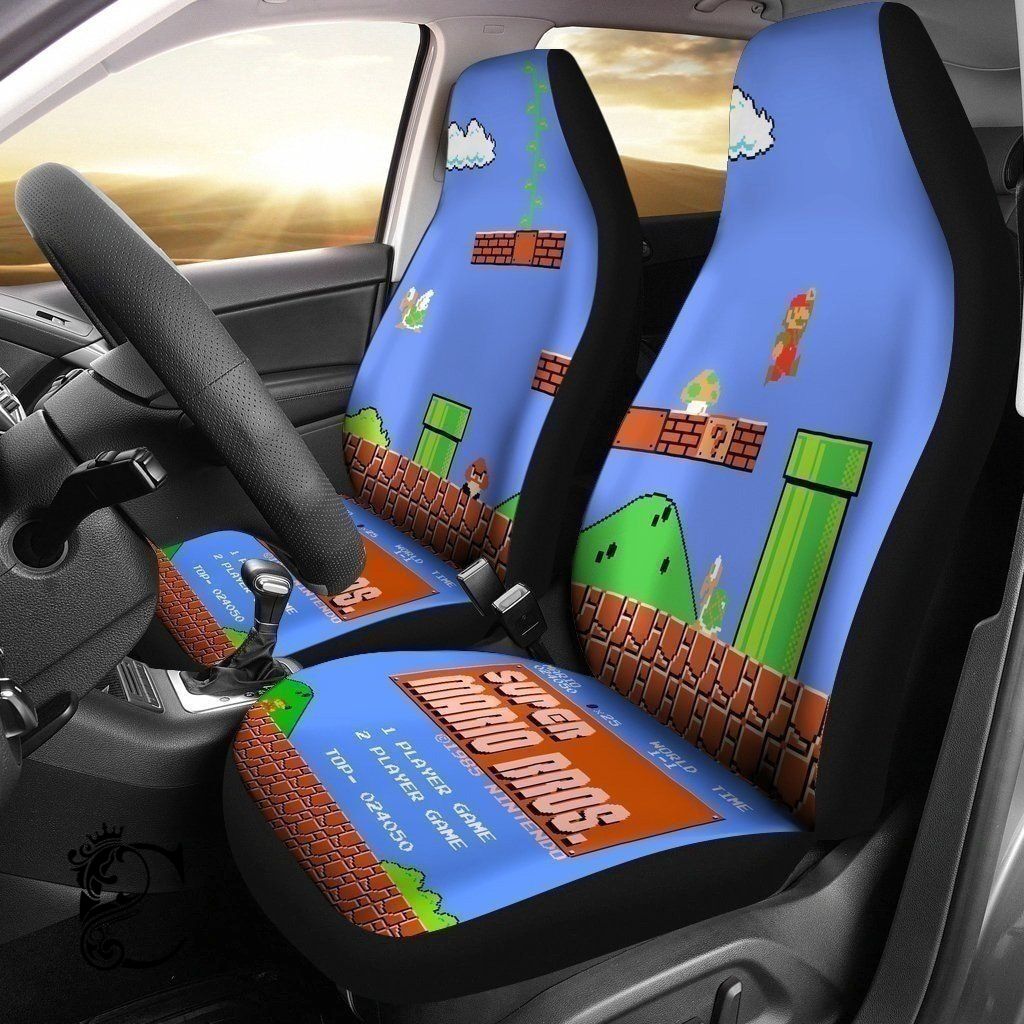 Super Mario Let’S Play Car Seat Covers Mn05