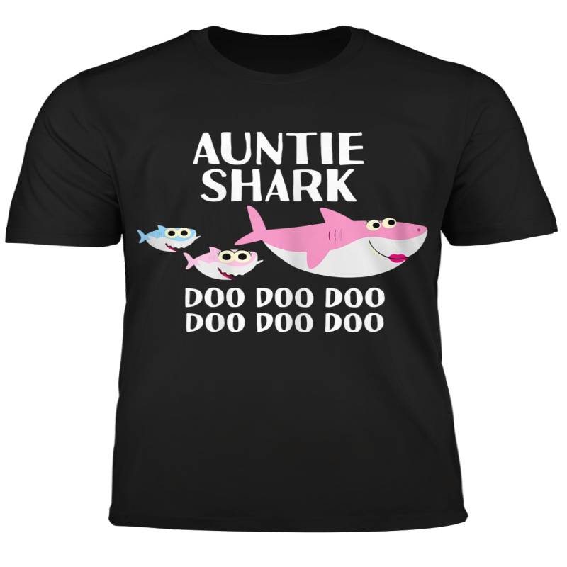 Auntie Shark Doo Doo Doo Shirt Cute Aunt Gifts