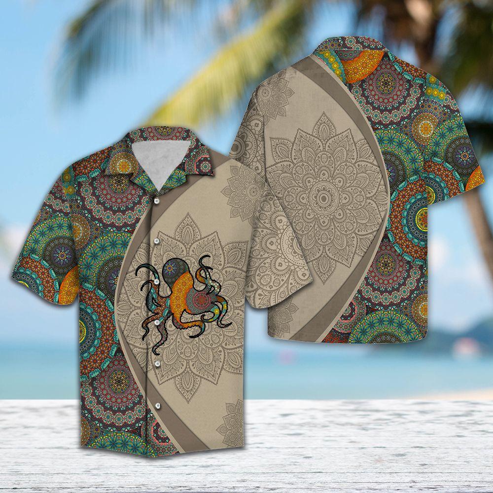 Octopus Mandala Hawaii Shirt For Men Women Adult Ha79669