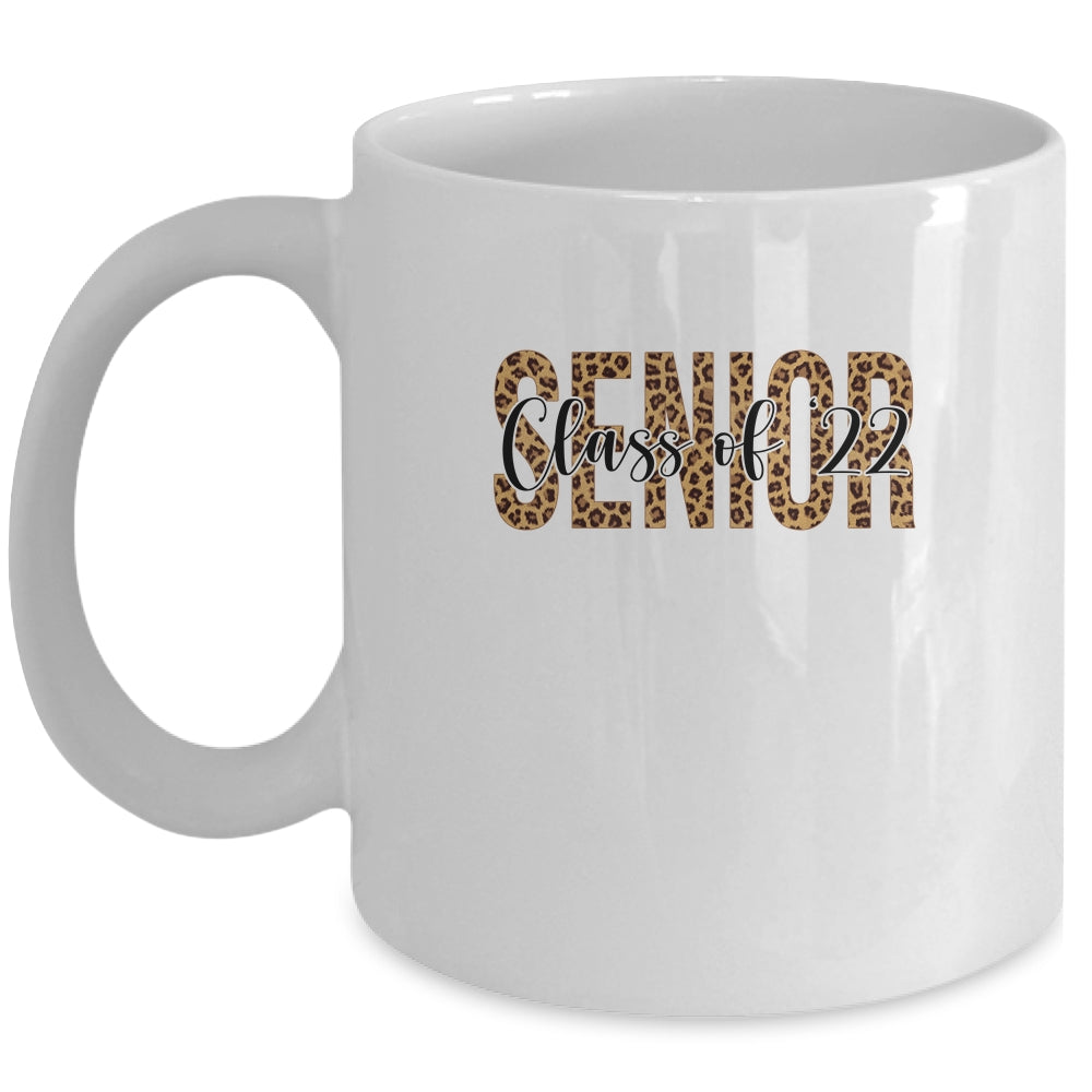 Senior Class Of 2022 Grad 22′ Leopard Cheetah Mug