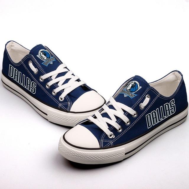 Low Price Canvas Shoes Sneaker Custom Dallas Mavericks Shoes