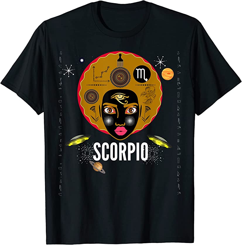 Scorpio – African American Women Zodiac Signs T-Shirt