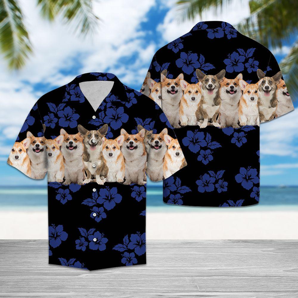 Awesome Pembroke Welsh Corgi Tg5722 – Hawaiian Shirt