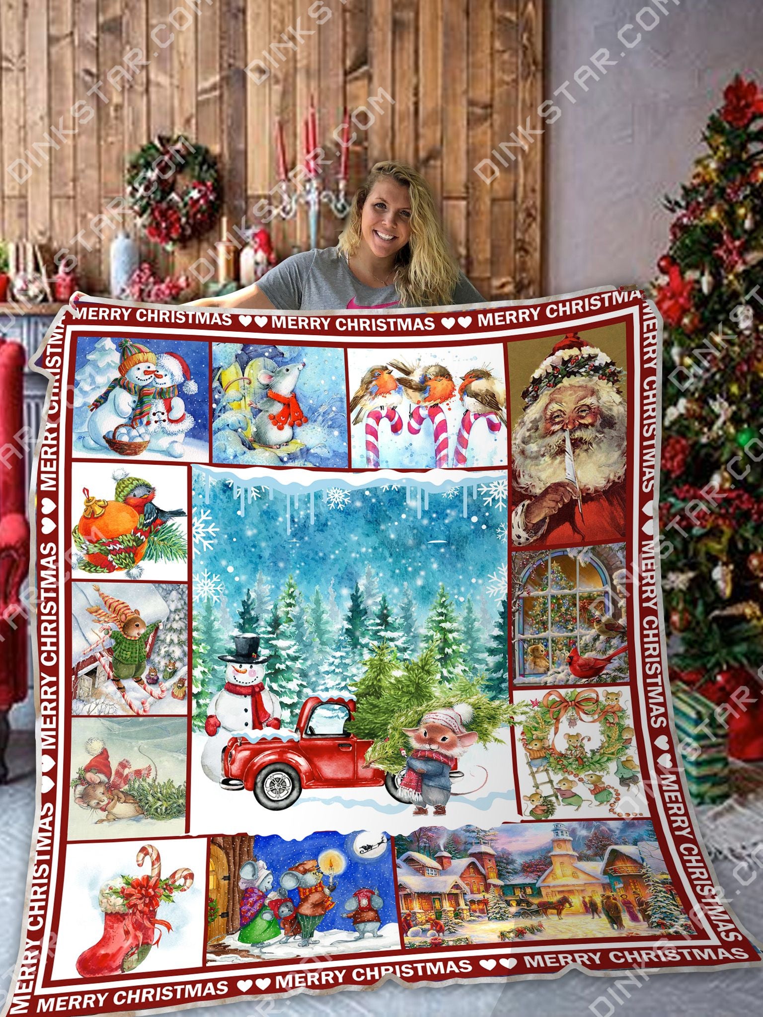 Christmas Quilt Blanket Dhc1301472Vt