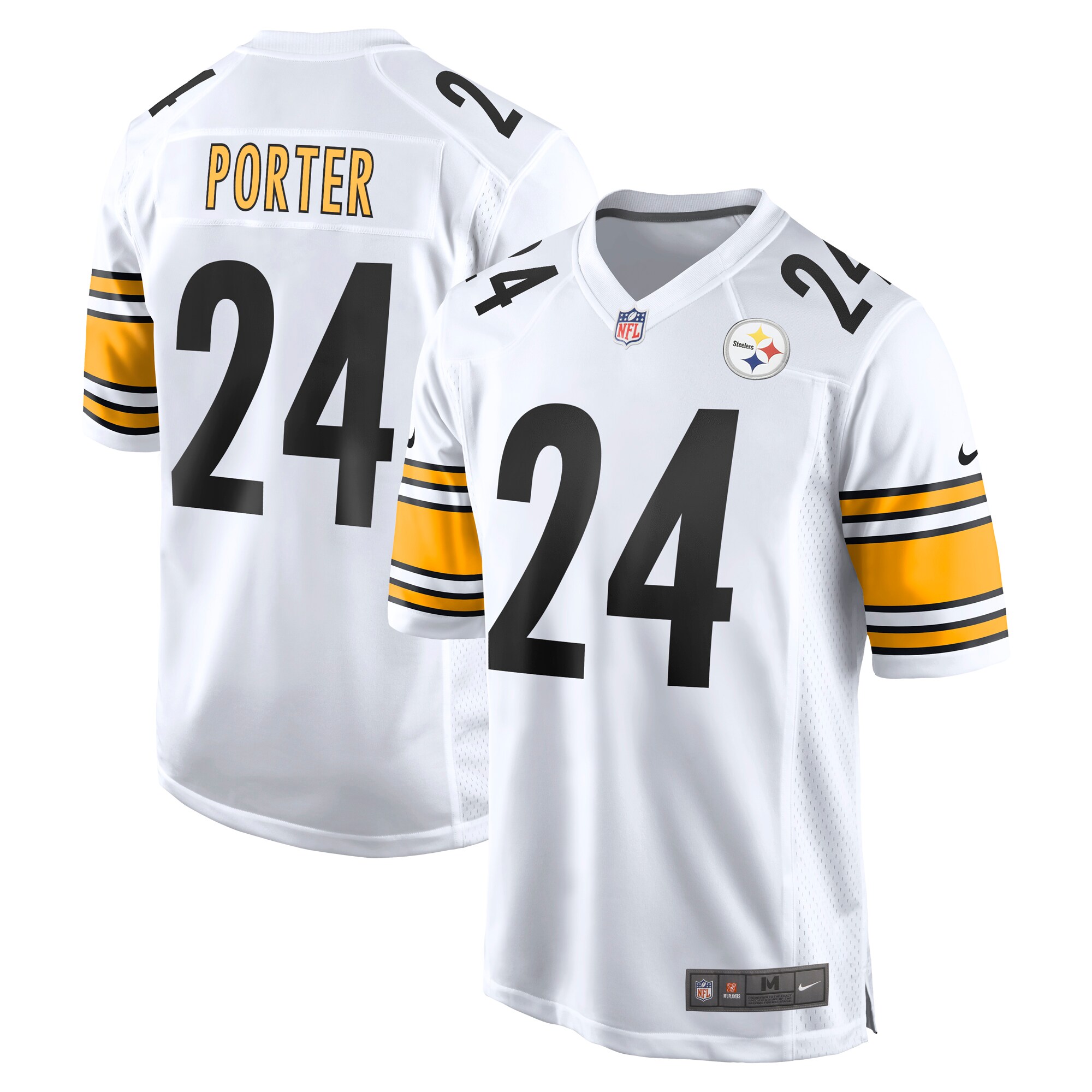 Joey Porter Jr. Pittsburgh Steelers Away Game Jersey – White