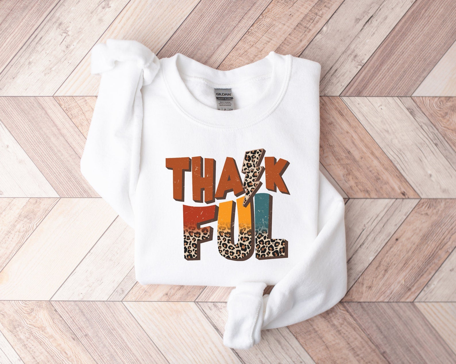 Thankful Thanksgiving Sweatshirt Halloween 2D Crewneck Sweatshirt All Over Print Sweatshirt For Women Sweatshirt For Men Sws3589