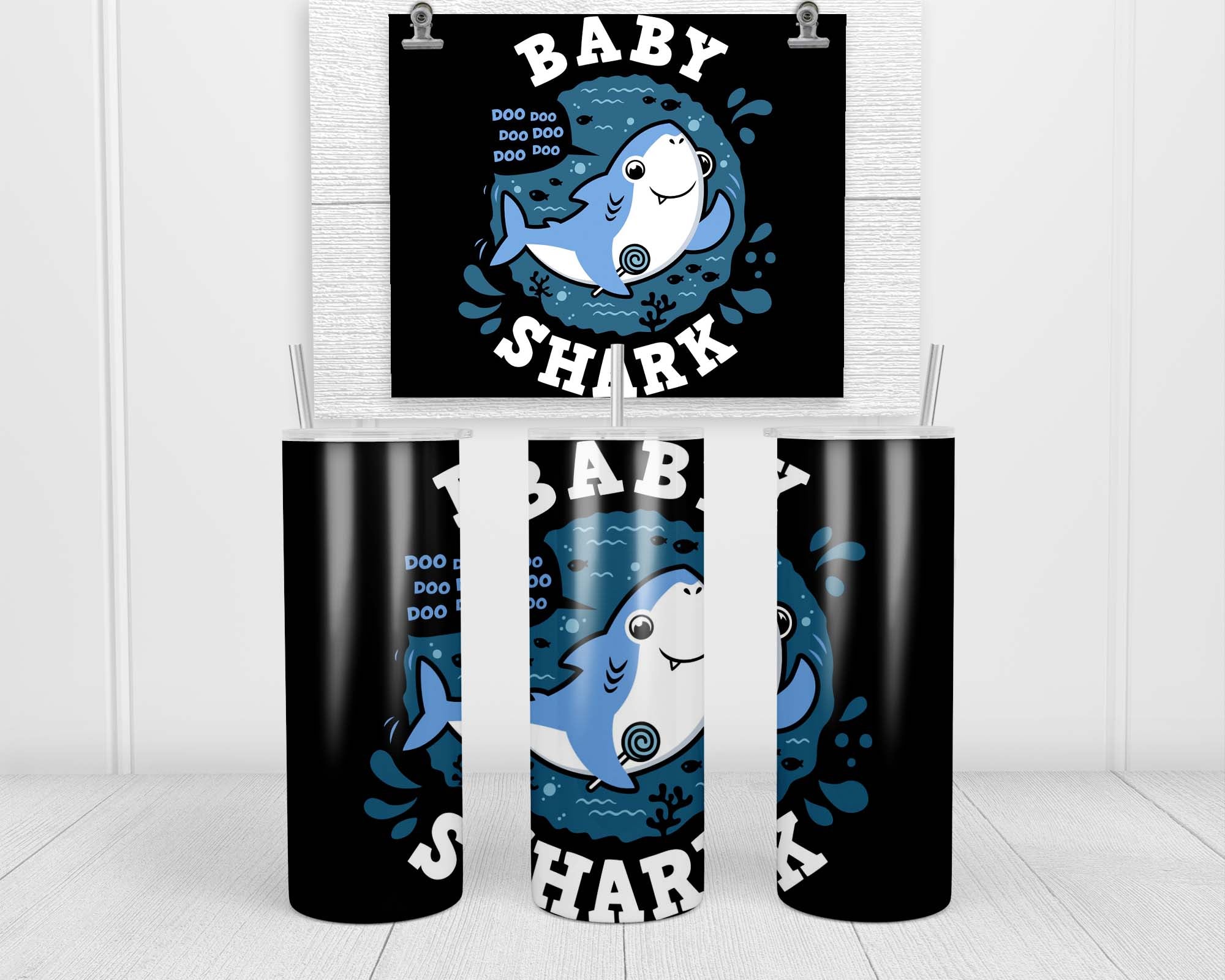 Shark Family Baby Boy Double Insulated Stainless Steel Tumbler