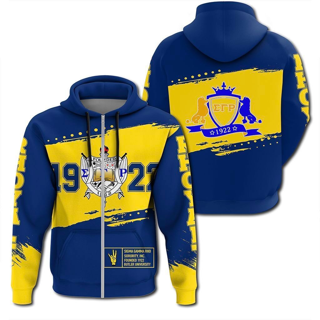 Sorority Hoodie – Sigma Gamma Rho University Zip Hoodie