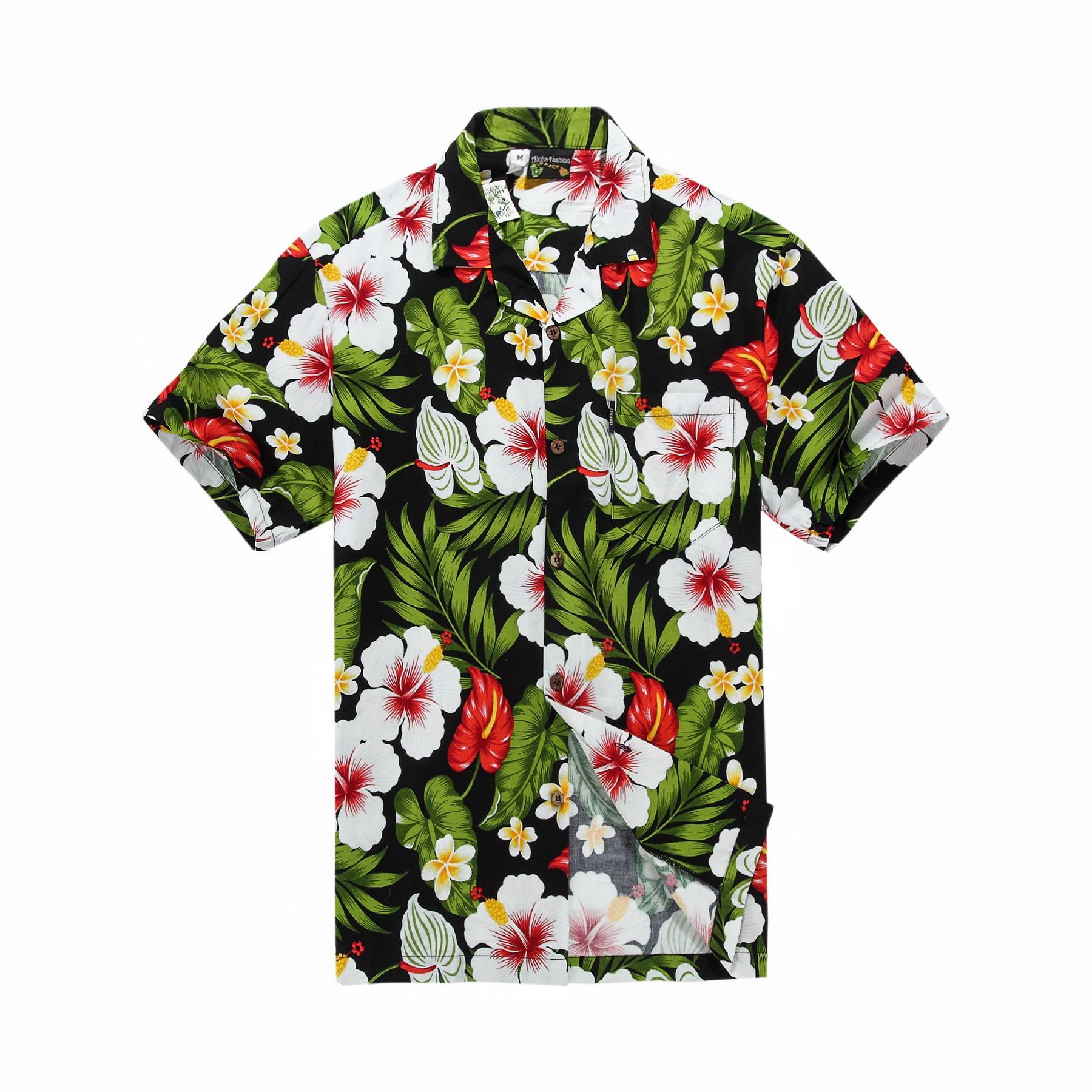 Floral Black Awesome Design Hawaii Shirt Ha92014