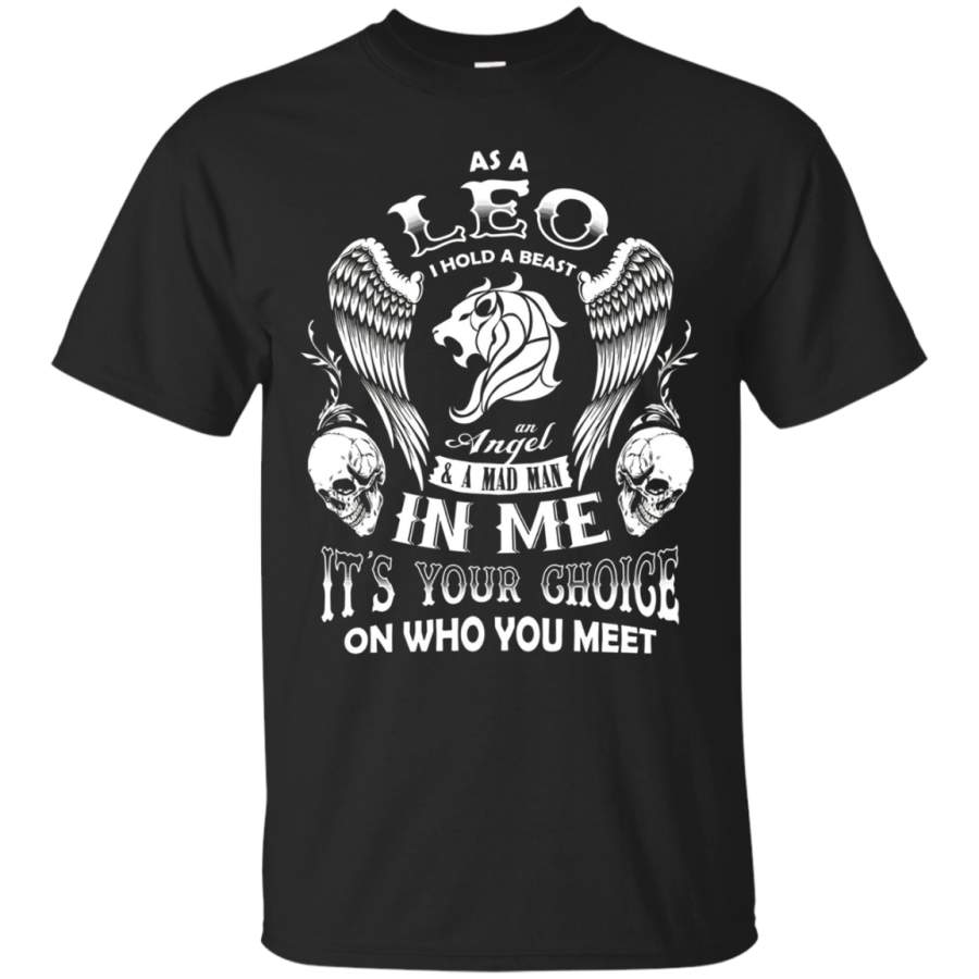 AGR As A Leo I Hold A Beast And An Angel In Me T-shirt