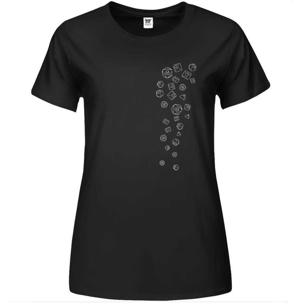 Cascading Dice Premium Womens T Shirts