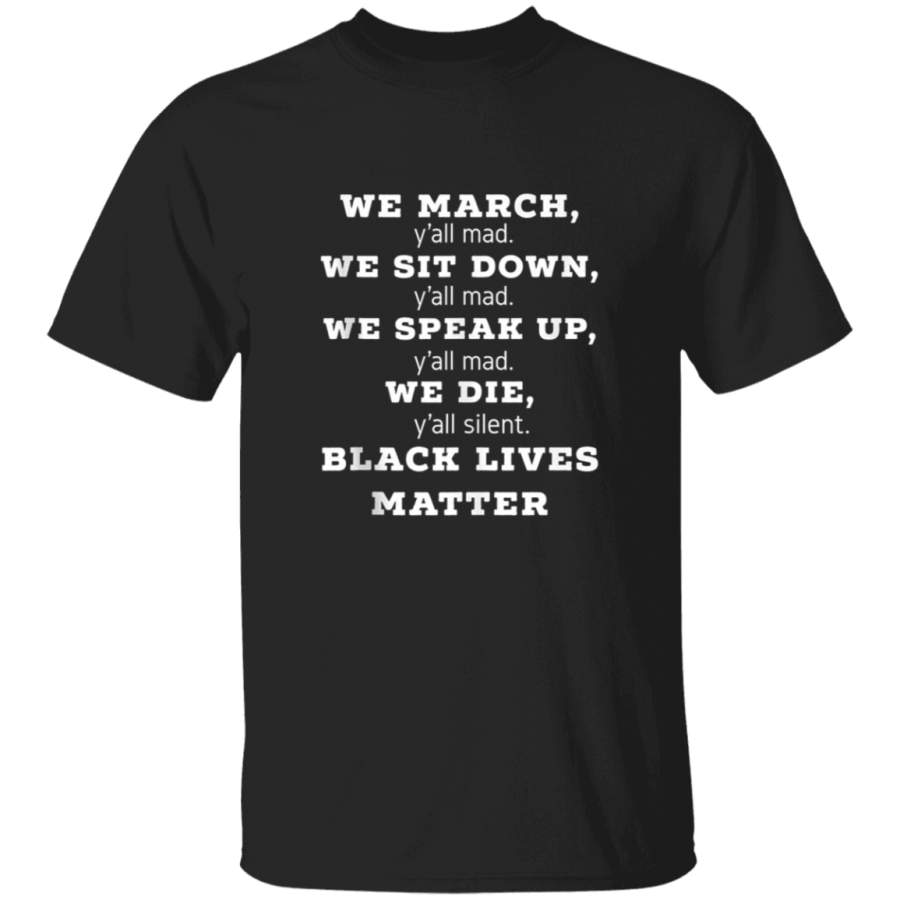 We March Yall Mad Black Lives Matter Tank Top