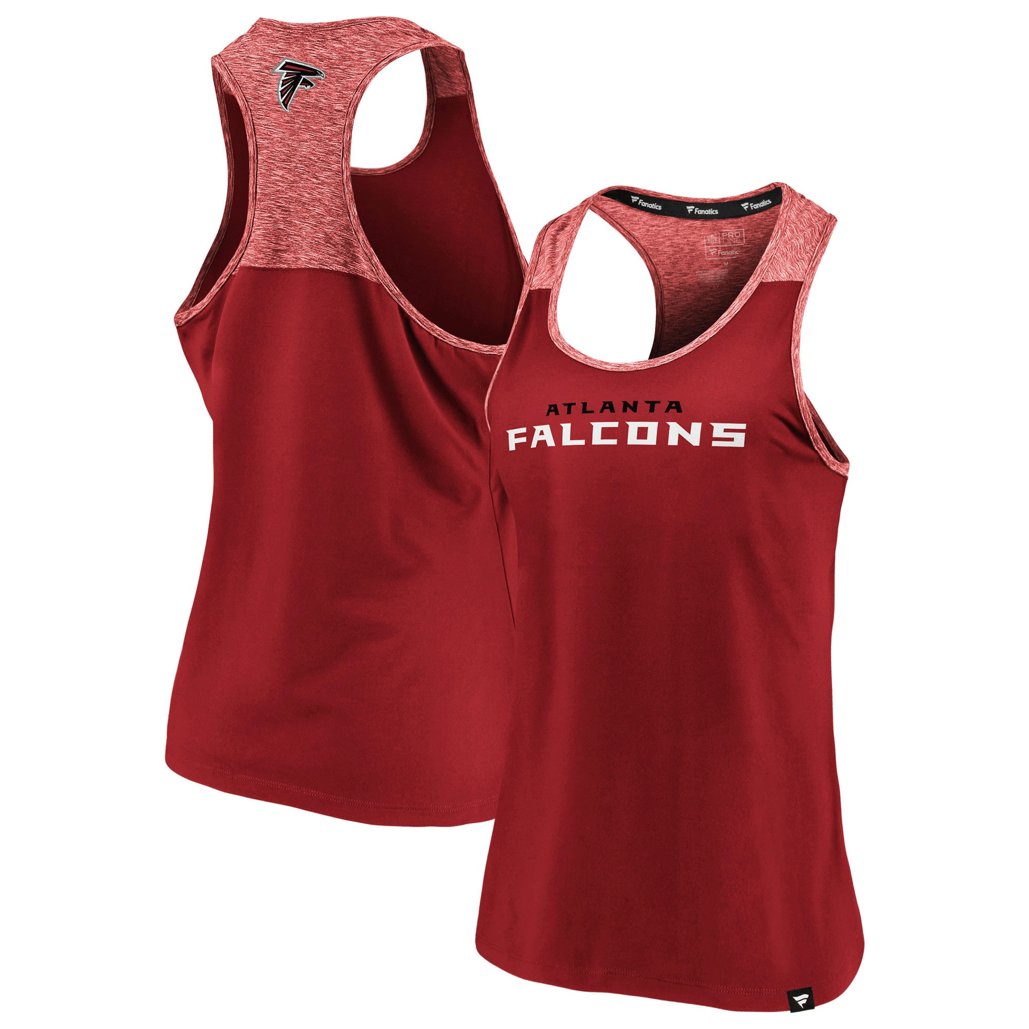 Atlanta Falcons NFL Pro Line By Fanatics Branded Womens Made To Move Racerback Tank Top – Red