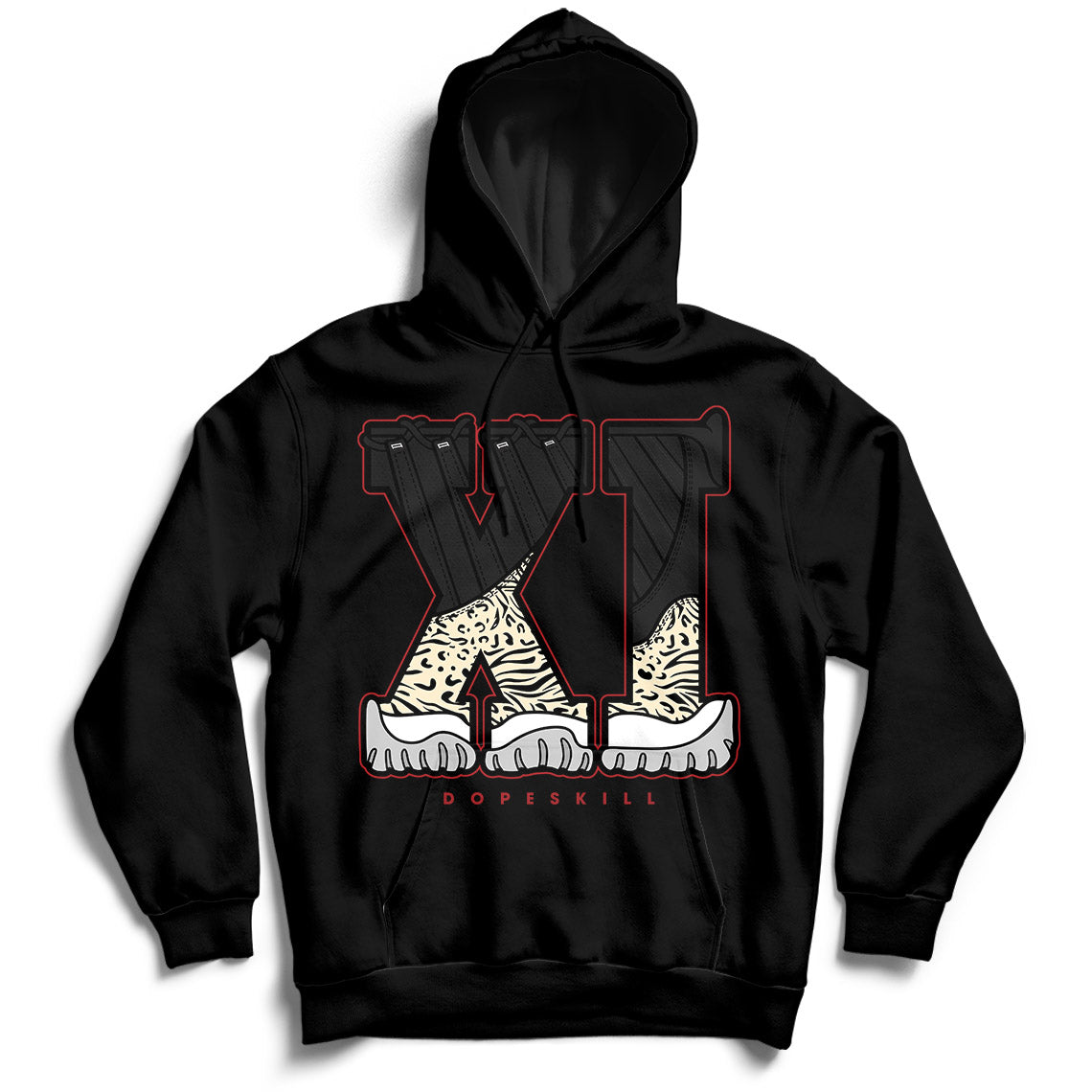 Xi Jordan 11 Unisex Hoodie Match Jordan 11 Animal Instinct